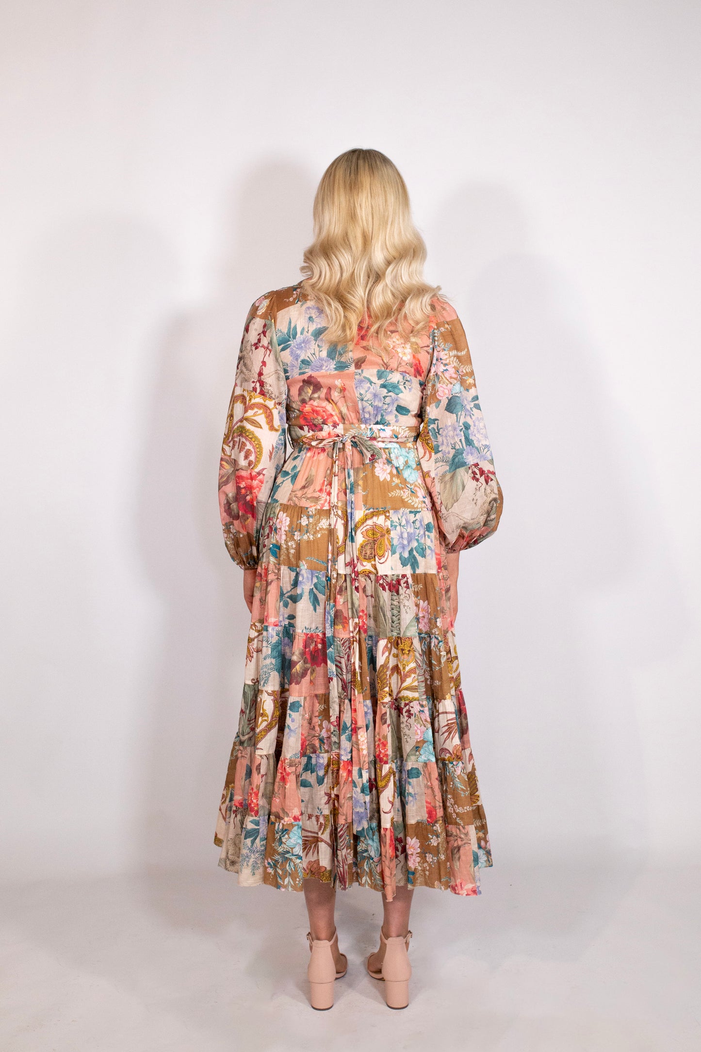 Zimmerman | Cassia Patch Wrap | Midi Dress
