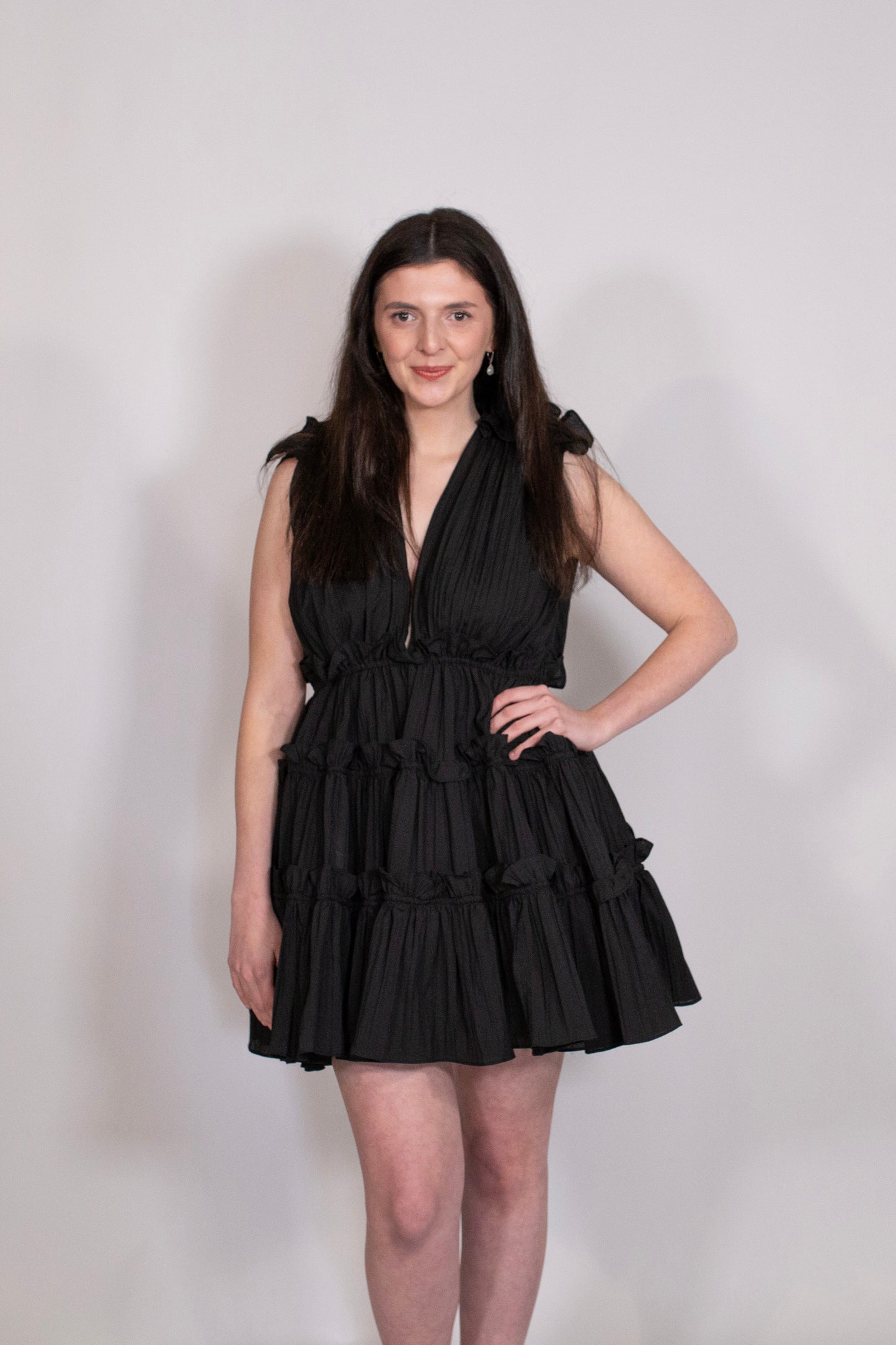 Acler | Lyall Dress | Mini Black Dress