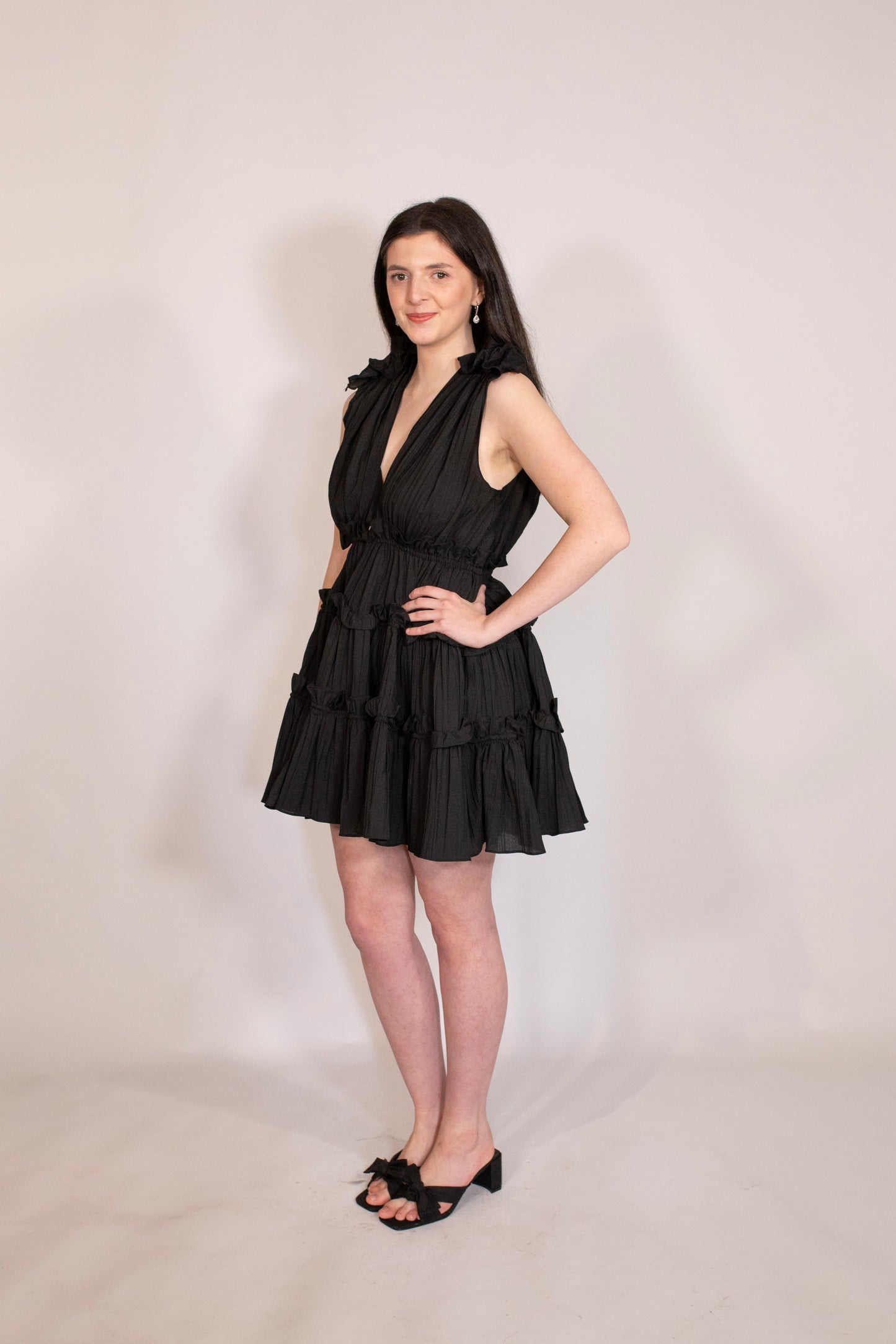 Acler | Lyall Dress | Mini Black Dress